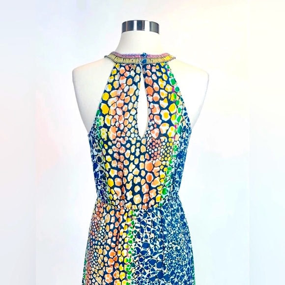 NWOT-Charlie Jade maxi dress w/slit on front left leg, up the knew, size: Medium - Picture 6 of 9